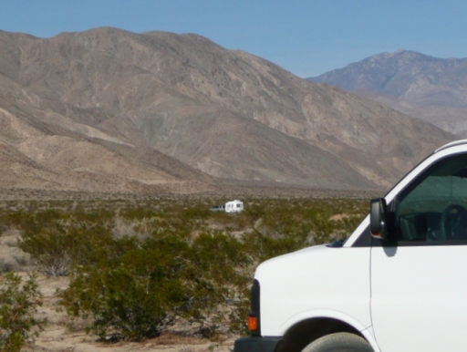 Lee finds a place to nest in the Anza Borrego